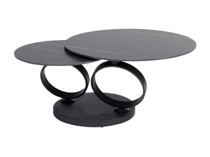 Mesa centro Beverly negro 133x80cm